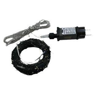 圣诞树灯串led绿线铜丝星星彩灯串灯满天星绿植圣诞藤条花环装饰