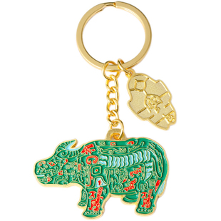 殷商文化钥匙扣中国风文创纪念品钥匙链挂件创意礼品殷墟博物馆