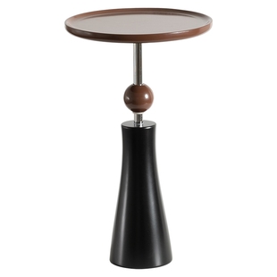 Mandelda客厅沙发小边几置物架可移动角几床头柜圆桌艺术茶几边桌