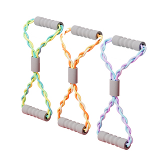 拉力绳8八字拉力器女开背练背拉伸弹力带家用健身开肩美背神器材