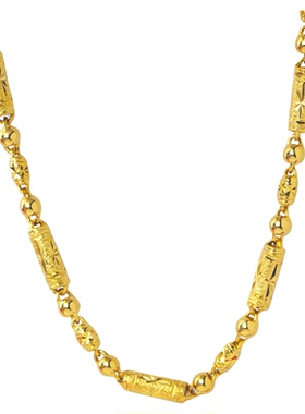 新品越南沙金龙头项链男首饰