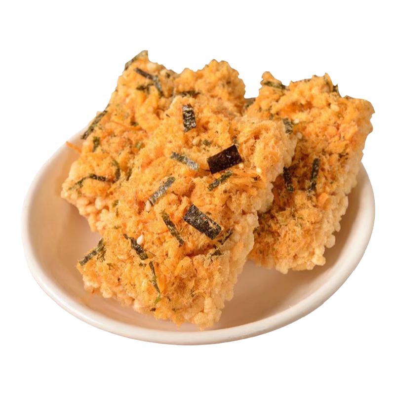 幸運(yùn)小筑鍋巴組合248g*2袋咸蛋黃海苔鍋巴零食休閑小吃獨(dú)立小包裝