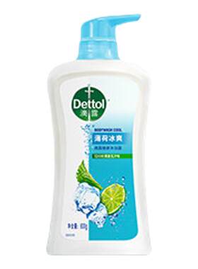 滴露薄荷冰爽沐浴露去汗味清爽