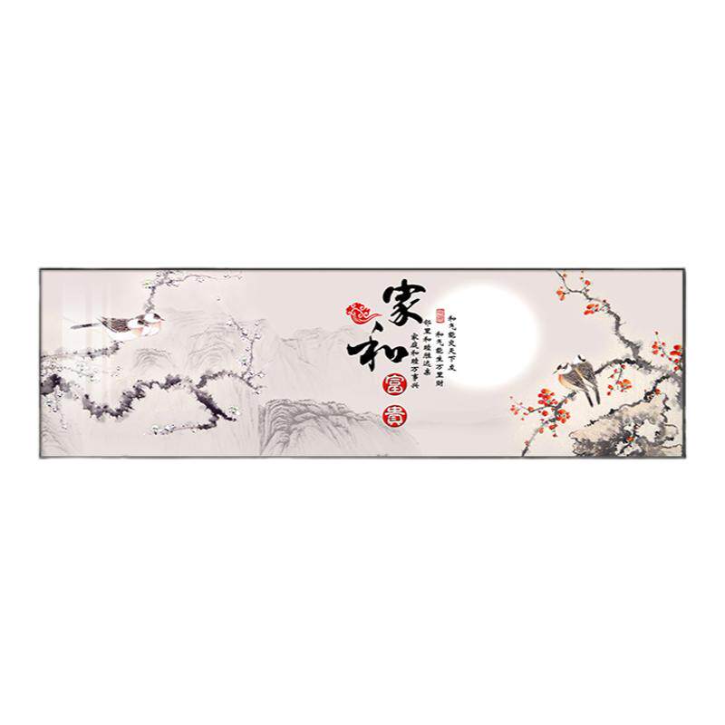 包安装新中式卧室床头挂画主卧装饰画房间背景墙2026新款酒店壁画