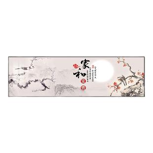 包安装新中式卧室床头挂画主卧装饰画房间背景墙2025新款酒店壁画