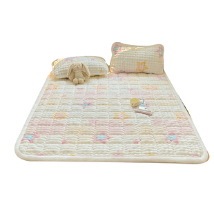 冬季牛奶绒床垫床褥子加厚珊瑚绒床盖单床毯家用软垫保暖垫被铺底