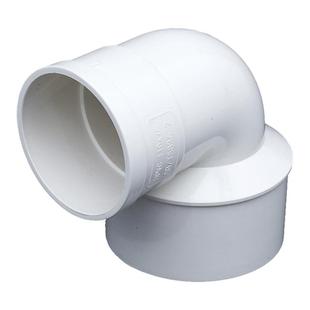 PVC缩口变径弯头大小弯头110变50 75下缩弯头90度排水配件异径弯