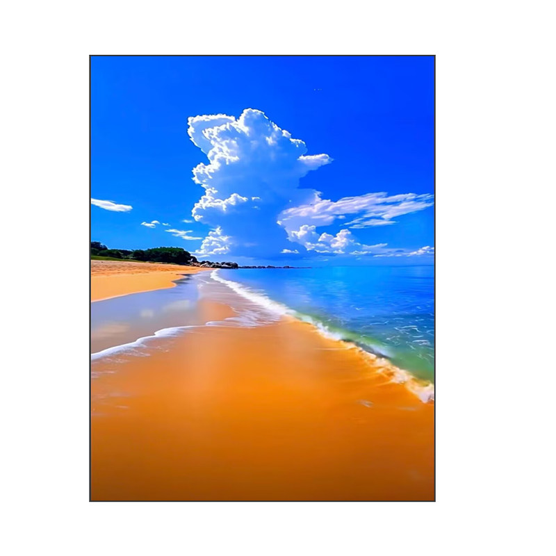 现代简约海景装饰画卫生间防水防潮壁画轻奢酒店宾馆民宿卫浴挂画