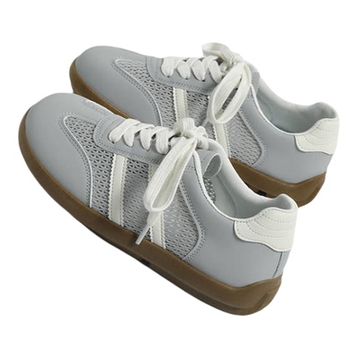 环球网面透气德训鞋女款2026新款夏季软底舒适轻便百搭单网鞋板鞋