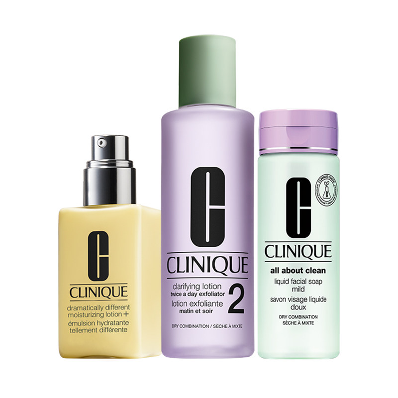 【新年礼物】倩碧经典水乳护肤套装三步曲黄油明肌水液体洁面皂