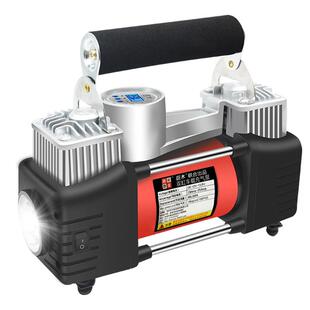 车载充气泵双缸高压大功率12V小汽车用德国越野SUV加气电动打气泵
