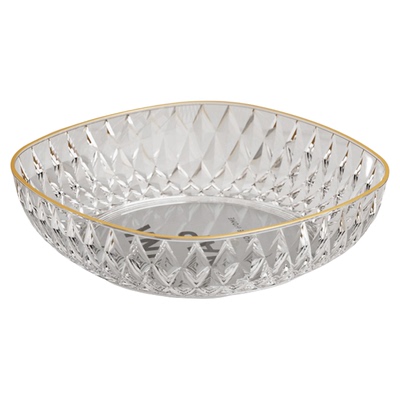 冰川纹家用吐骨碟餐桌垃圾盘