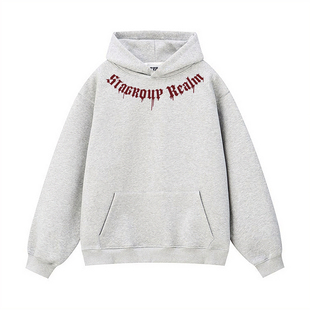 STA旗舰店美式潮牌小众设计感连帽卫衣秋冬季高街纯棉加绒外套