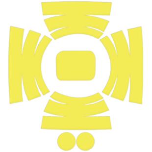 适用奔达金吉拉350/250/450车大灯尾灯贴膜油箱防刮隐形车衣改装