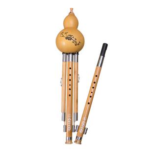 傣竹之韵葫芦丝成人专业演奏型演奏级c调降b调儿童学生正反手乐器