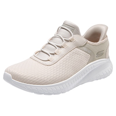 闪穿鞋Skechers斯凯奇slip ins秋季女鞋一脚蹬妈妈透气健步鞋百搭