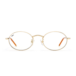 Fakeme 韩系文艺超轻β钛素颜可配近视眼镜圆框光学镜 B33T