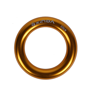 欣达铝合金小圆环户外登山攀岩顶环多功能圆环攀树扁带环腰带环