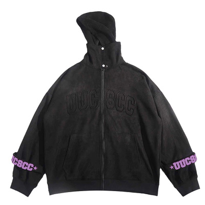 美式高街oversize宽松连帽卫衣