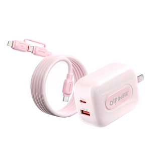 企品小团圆二代升级45W冰点充电器iPhone17手机氮化镓快充USB充电头多口typec苹果14/13/11pd数据线充电套装