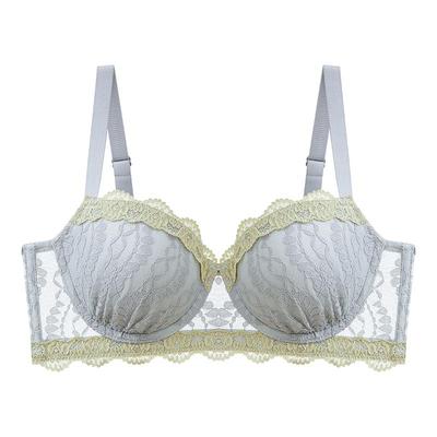 EMMAROSE蕾丝大码文胸聚拢上托