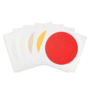 加厚宣纸国画卡纸扇面宣纸卡纸空白熟宣纸工笔画 毛笔书法专用纸半生熟水彩画软卡圆形生宣镜片纸练字作品纸