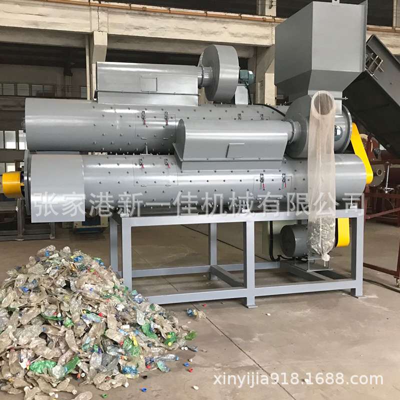 厂家供应三轴脱标机 标签分离机 水瓶商标纸分离机,PET瓶剥标机