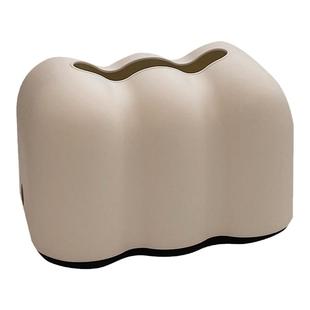 ins奶油风云朵纸巾盒卫生间客厅高档轻奢高级感桌面弹簧抽纸盒子