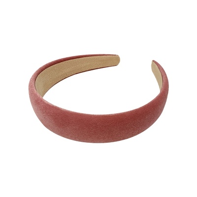 韩国进口丝绒法式风发箍pink同款