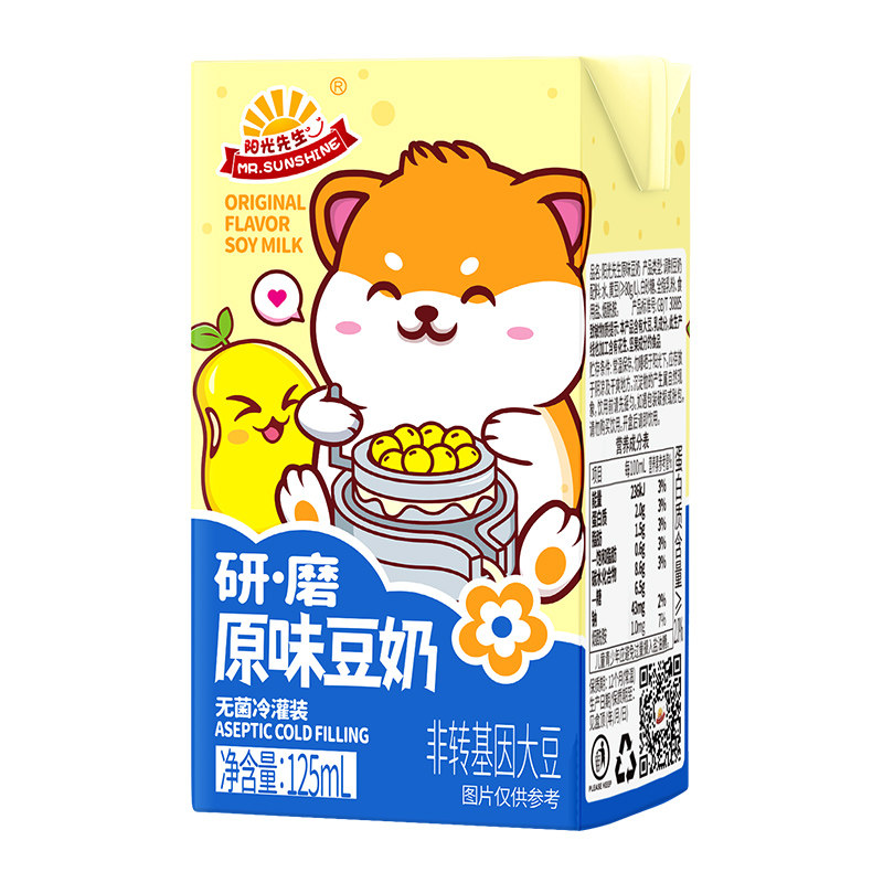 阳光先生豆奶原味125ml小盒装