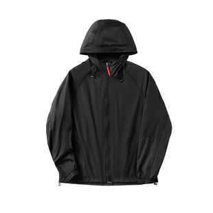 美式山系户外机能轻量化运动外套男春秋薄款风衣外贸男装连帽夹克