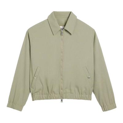 AMI PARIS 男士羊毛华达呢拉链夹克银泰百货精品 301596