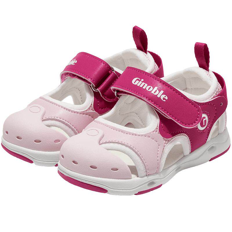 ginoble基诺浦机能鞋夏款学步鞋男女宝宝鞋子包跟凉鞋GW1317