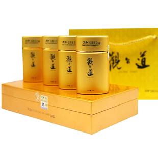 文新信阳毛尖绿茶2025新茶明前春茶精品观道80g年货茶叶礼盒装