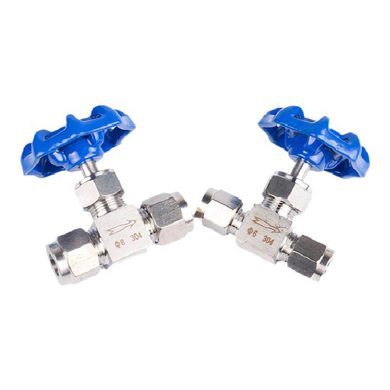 直通卡套针型阀 304不锈钢管针阀截止阀 流量调节阀卡套针阀 阀门