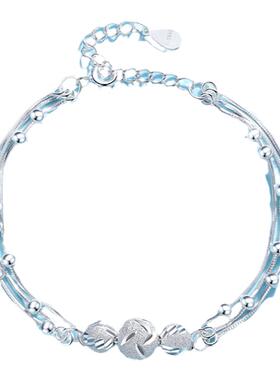 三生三世纯银手链女生款手镯