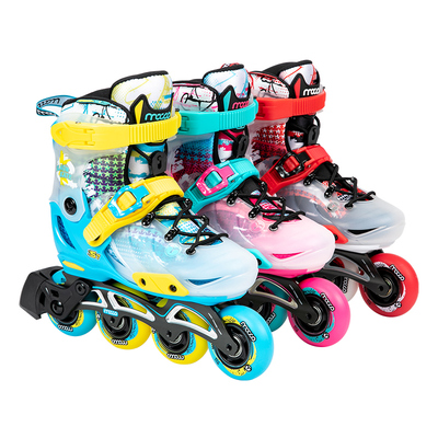 米高专业儿童轮滑鞋套装花式