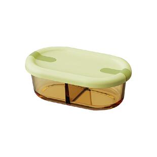 卡罗特玻璃饭盒微波炉加热上班带饭餐盒学生水果便当盒密封保鲜盒