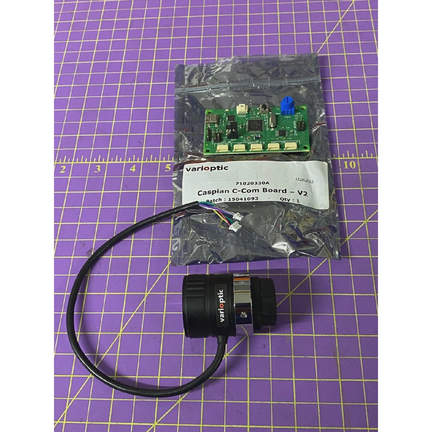 Caspian varioptic CC39N0160I2C electronically focus controll