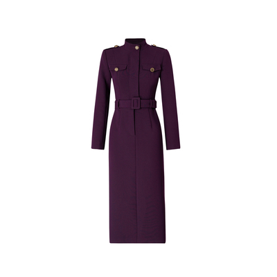 MD千亿【自然旋律】长袖轻奢休闲百搭休闲收腰显瘦连衣裙修身高端