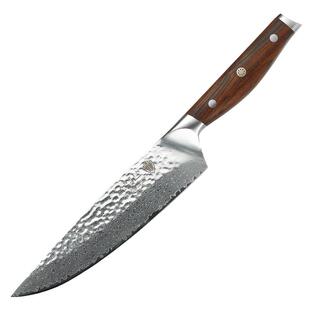 千寿大马士革钢西餐厨师刀西式菜刀主厨刀三德刀超锋利切肉刀牛刀