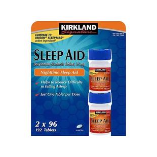 【自营】kirkland柯科克兰睡眠片美国Sleep Aid安神助眠非褪黑素