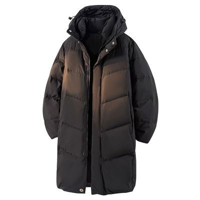 雪中飞防寒长款保暖过膝羽绒服