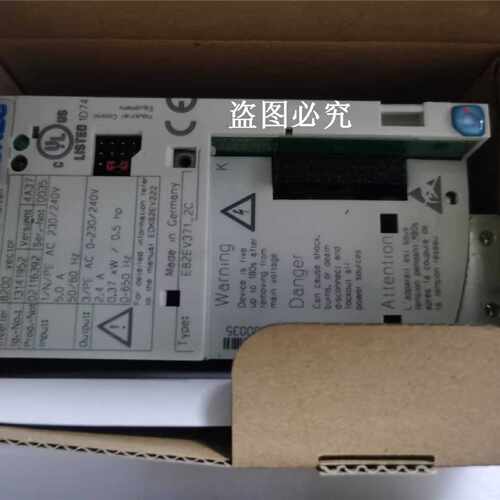 议价伦茨8200变频器 E82EV371-2C 0.37KW 220V实物图 E82EV371K2C