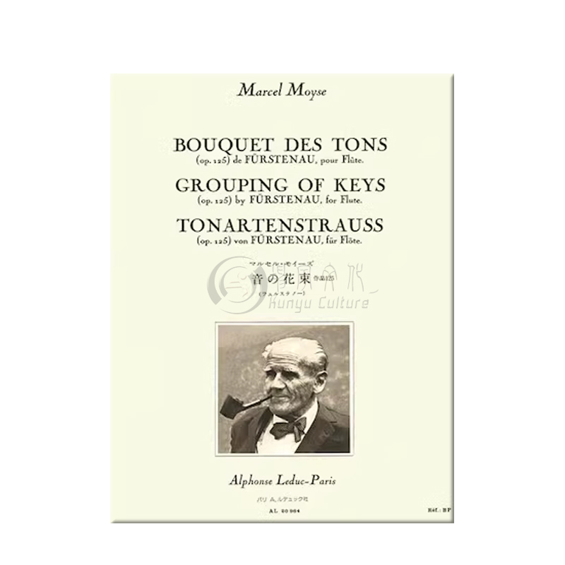 马塞尔莫伊塞 花束 长笛 拉杜克原版乐谱书 Marcel Moyse Bouquet Des Tons Pour Flute HL48181435