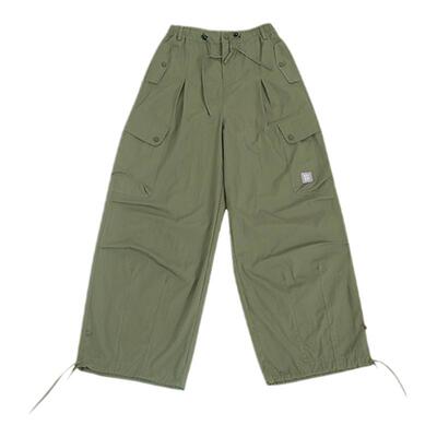 云朵工厂花学家抽绳工装长裤