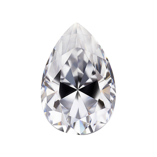 水滴梨形莫桑石八心八箭裸钻可按尺寸定制异形莫桑moissanite
