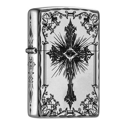 zippo打火机正版银羽之契 正品防风煤油火机男生日告白礼物送男友