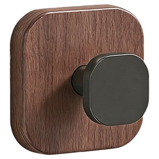 胡桃木吸盘挂钩免打孔强力承重真空无痕卫生间挂衣钩浴室无痕粘钩