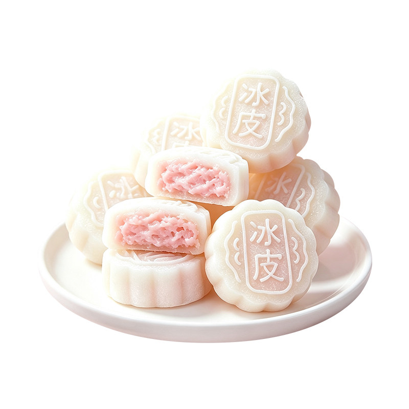 荔枝味冰皮月饼正品广式小月饼中秋节送礼软糯雪媚娘糯叽叽小零食